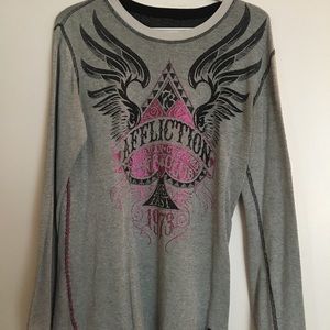 Affliction Reversible Shirt